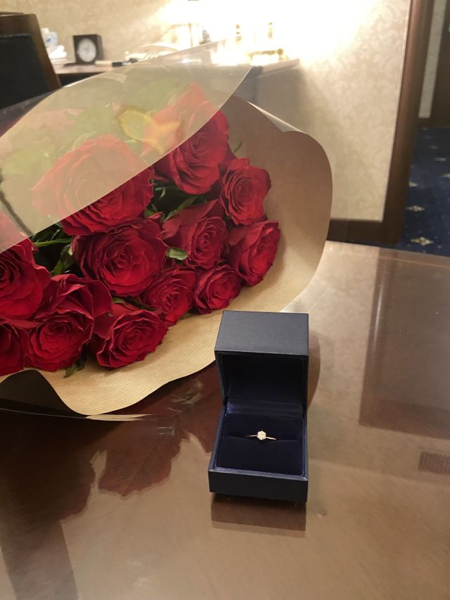 プロポーズリングを購入しました。