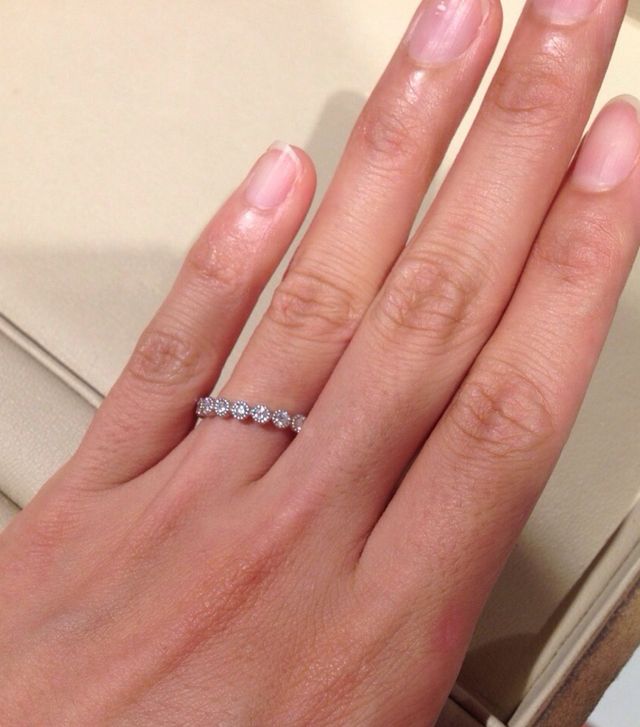 ダイヤモンドが並んでいます。