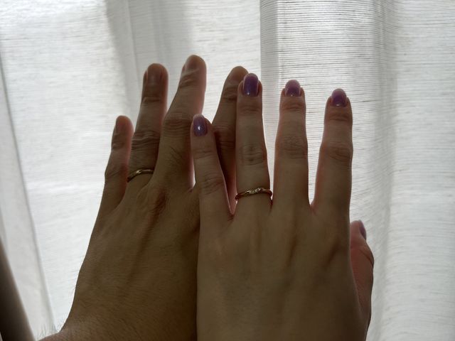 ピンクゴールドかわいいです！