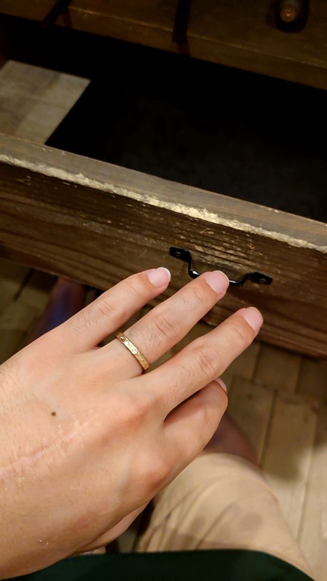 槌目にこだわった一品です