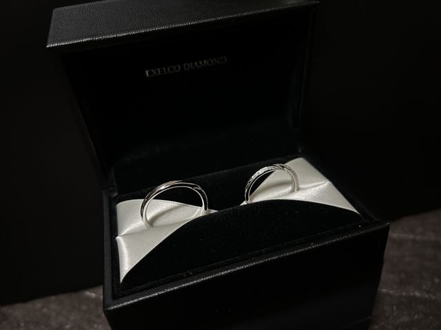 3連ダイアモンドの結婚指輪
シャンスエターナル