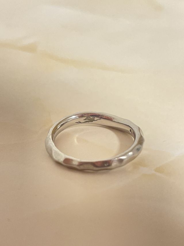 リトルマーメイドデザインの指輪でアリエルの刻印を追加しました