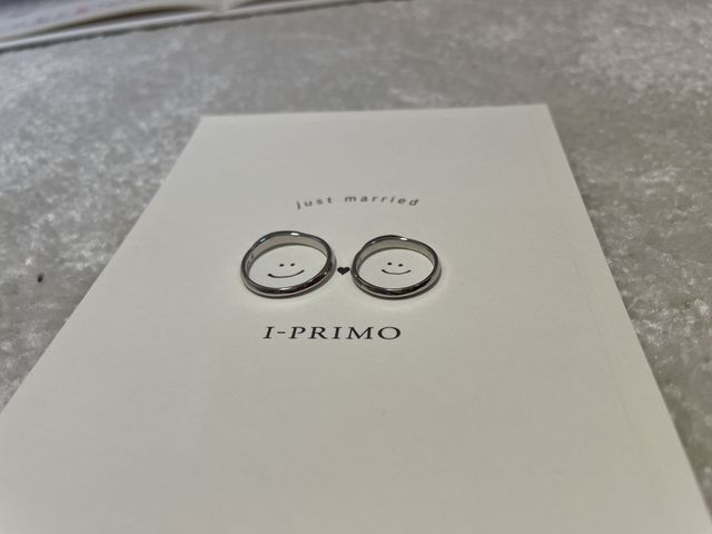 大変満足いく結婚指輪でした