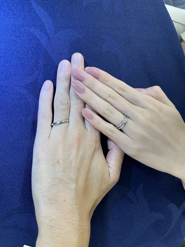結婚指輪です。