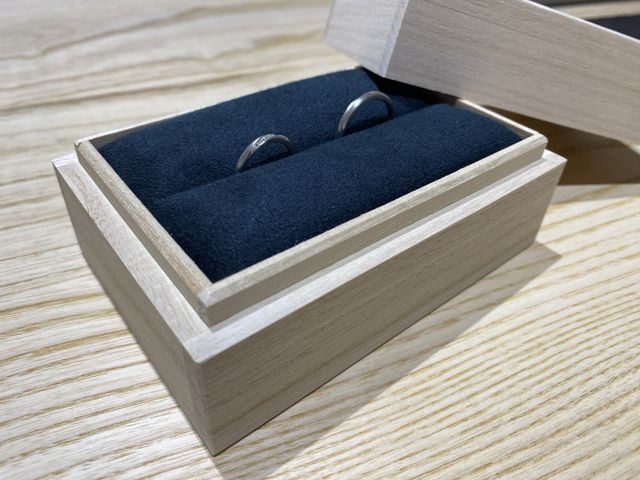 完成後の専用ボックスに保管されている様子。