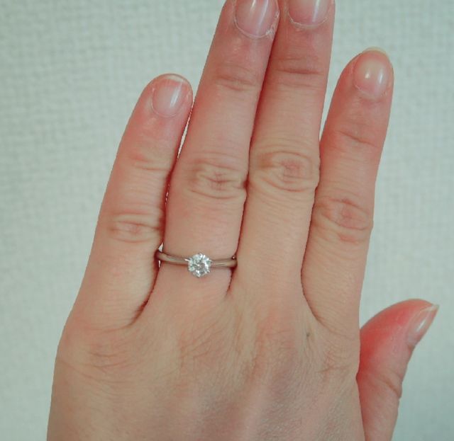 ダイヤがちょうどよいサイズでした