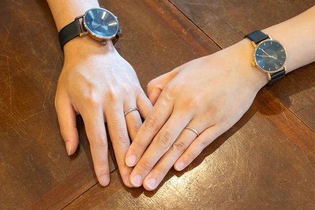 お店で撮っていただきました。