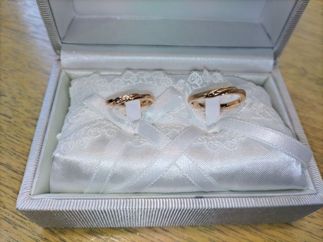 女性7.５号、男性16号、ピンクゴールド