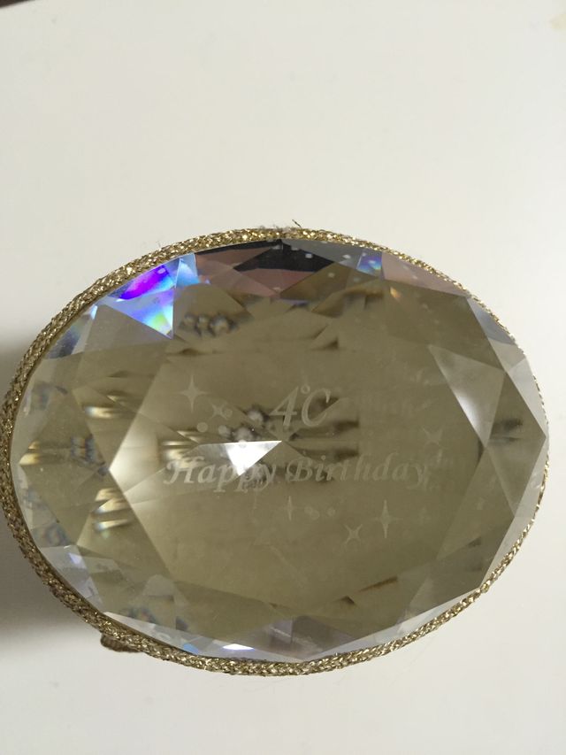 上から見るとダイヤが拡大されます