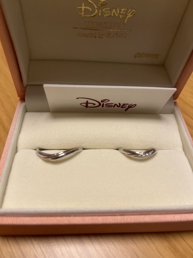 刻印はディズニーのデザインにしてもらいました。