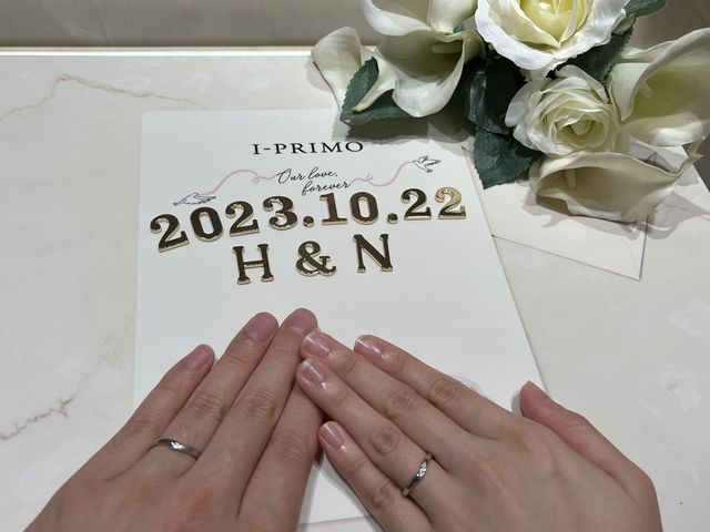 クレメンティアはU字のタイプで優しい雰囲気がとても素敵でした