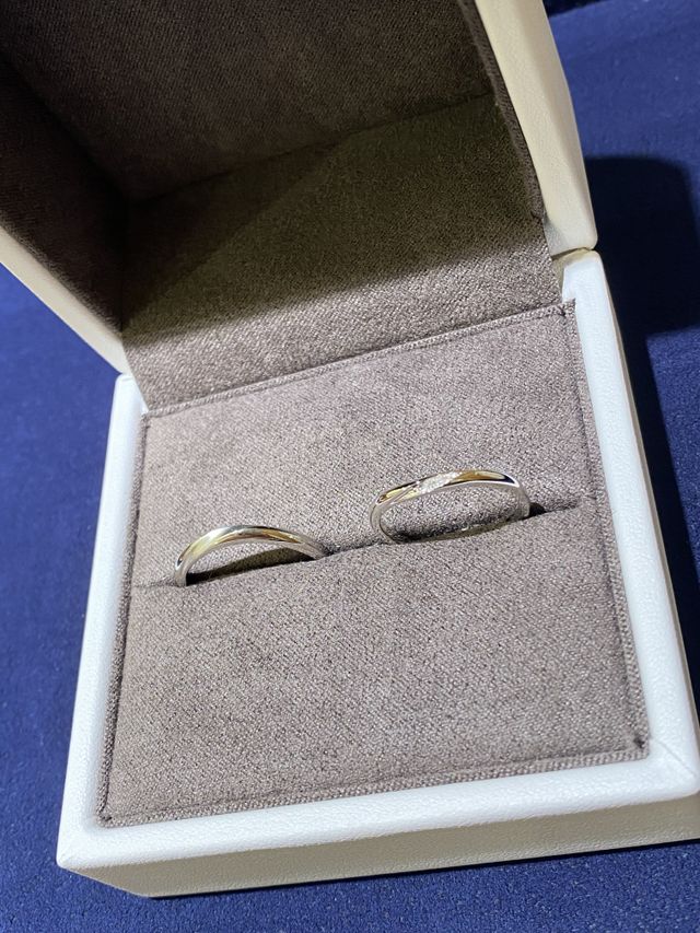 結婚指輪です。