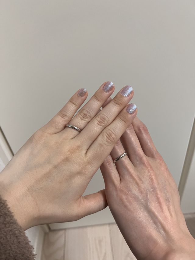 出来上がって初めて着用した時は本当に嬉しかったです。