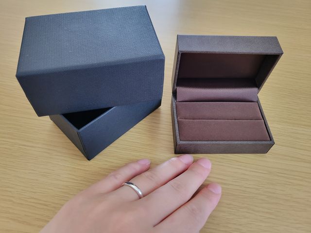 入籍指輪も購入したので、ゆっくりサイズの検討が出来ました。