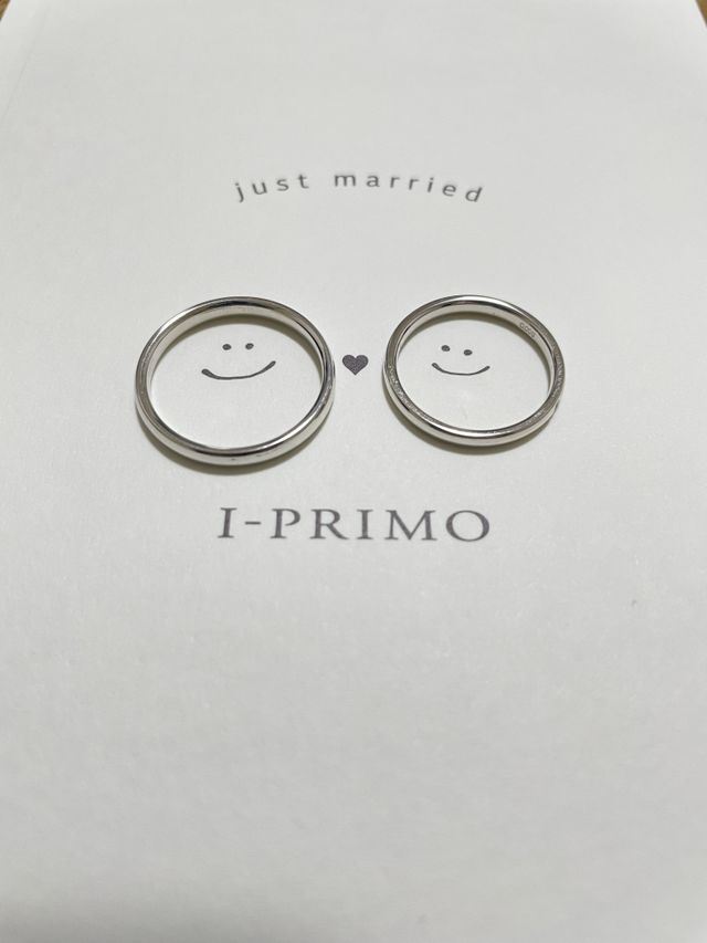 楽しみに待っていた指輪が到着しました！