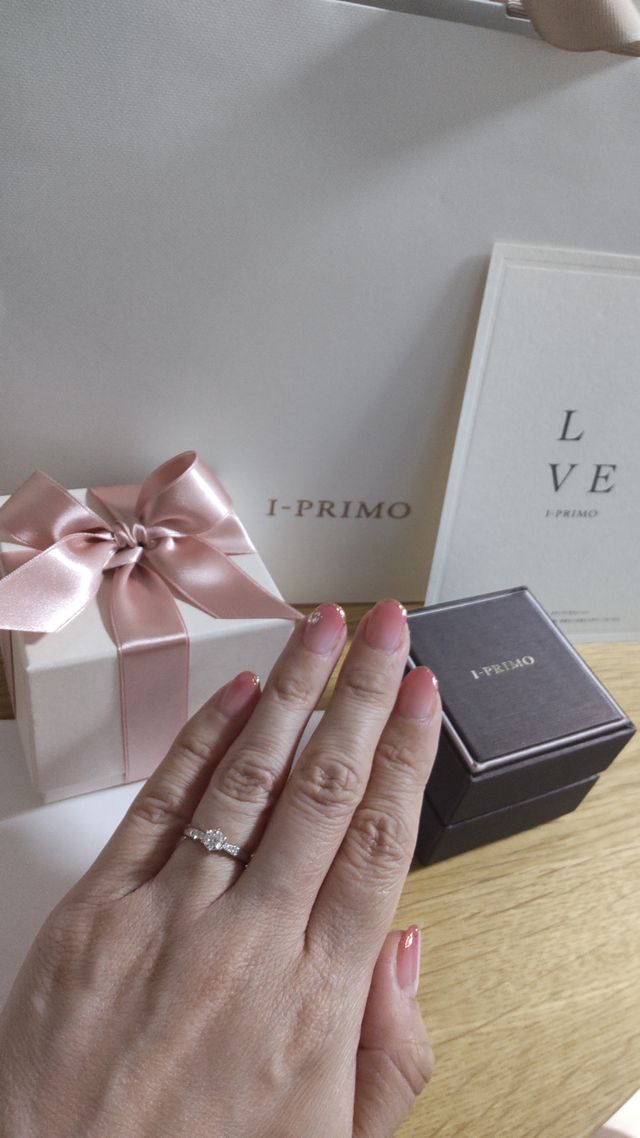 箱にリボンして頂き可愛いです