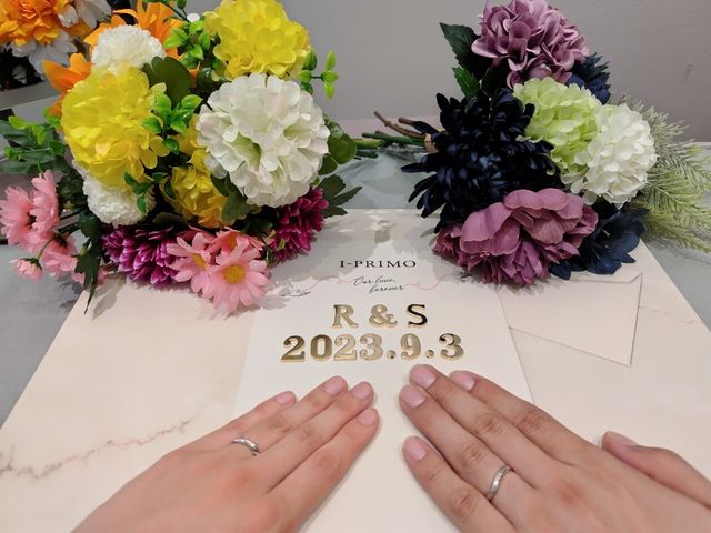 2人の好きなディズニーの結婚指輪が買えてとても満足です