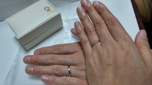 RosettEの結婚指輪です。