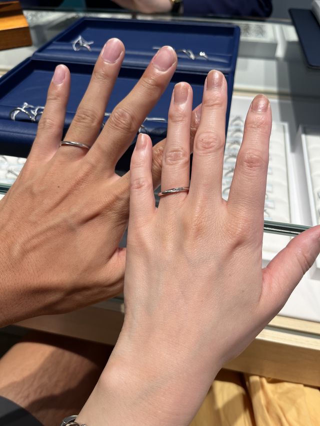 ダイヤモンドが綺麗でした。