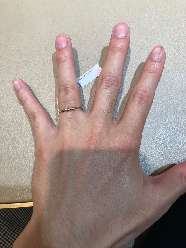 フォーエバーのゴールド、2.5ミリ