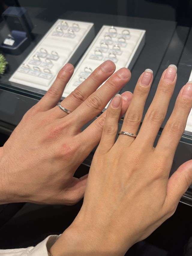 試着した際の写真