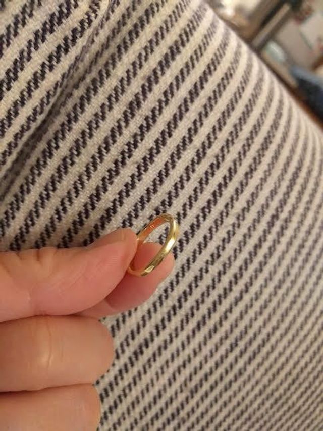 手作りのような不揃いの幅がお気に入り