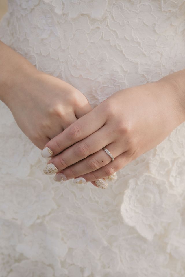 前撮り着用時の写真です