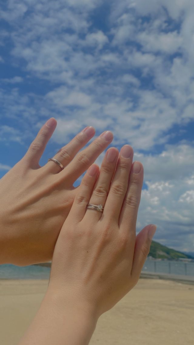 どんなファッションにも合う素敵な指輪でした。