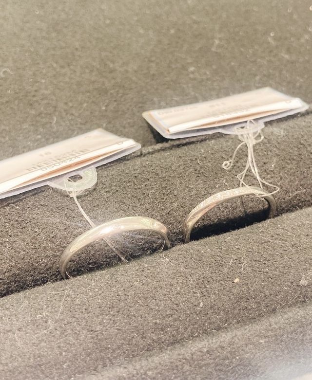 ホームページに掲載されている人気の指輪