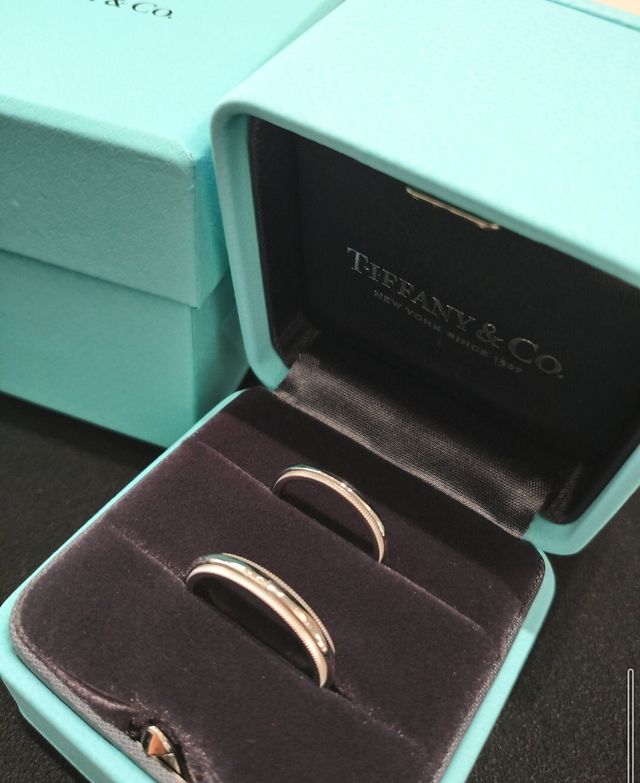 手前（3mm）が夫、奥（2mm）が妻です。