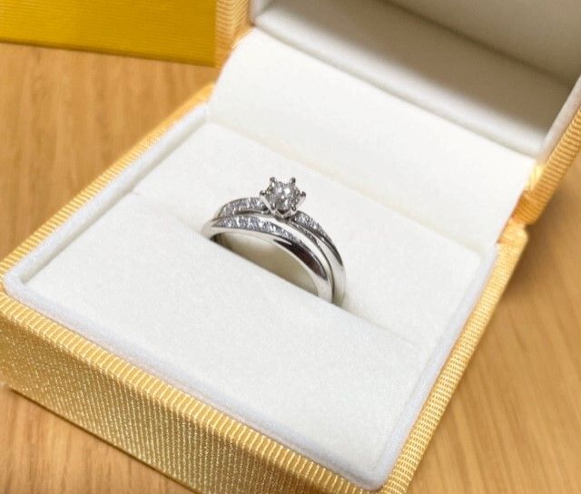 婚約指輪と結婚指輪ペアにしたとき