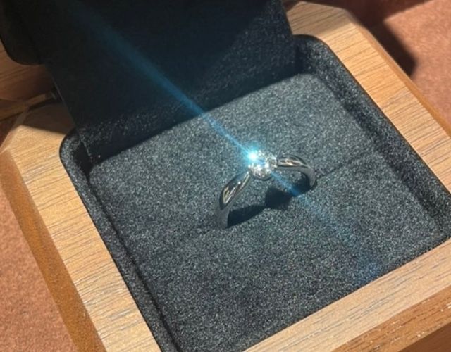 購入したダイヤで作成した指輪