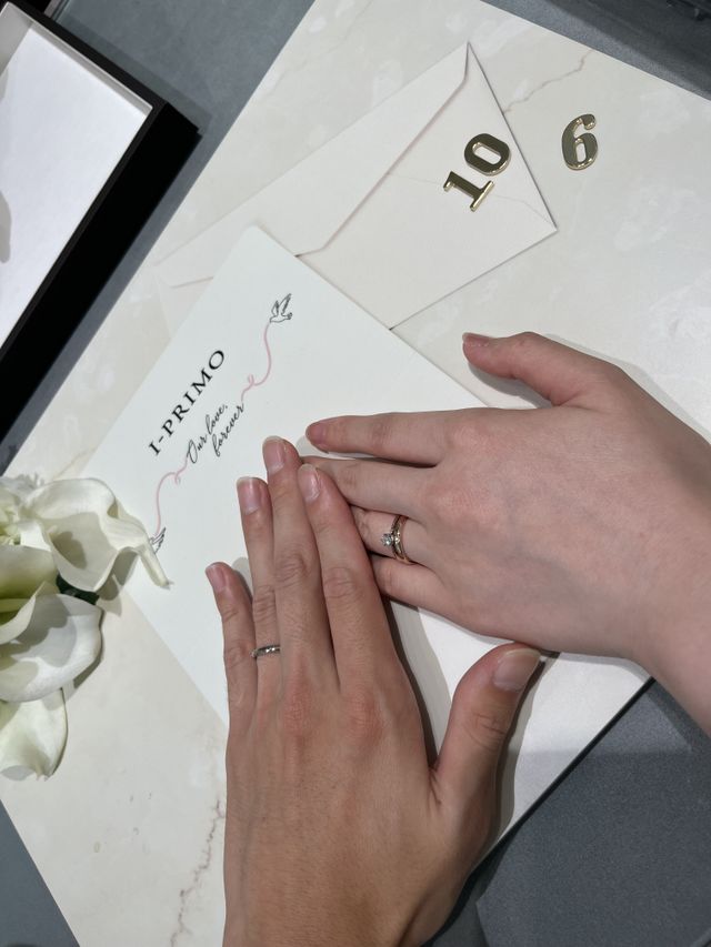 希望通りの素敵な指輪を見つけることが出来ました。
