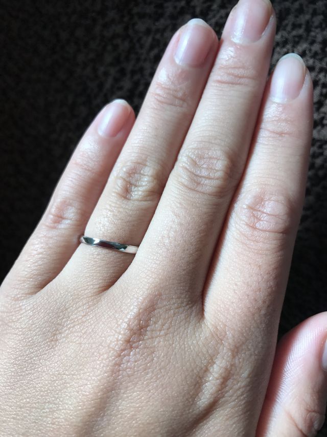 サイズはサロンで測れるのでぴったりでした。