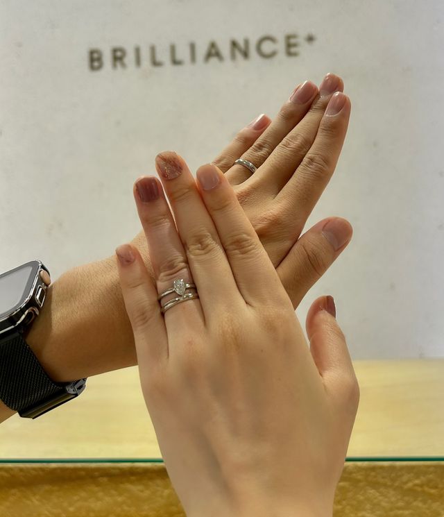 着けてその場で撮っていただきました！