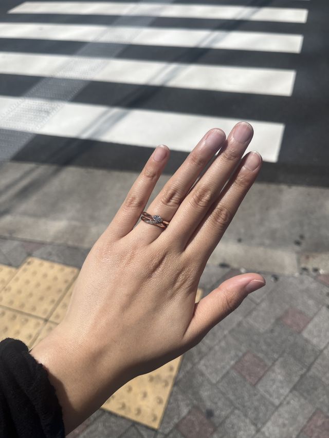 着け心地や輝きが素晴らしく、見るたび幸せな気持ちになります