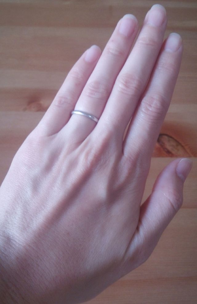 結婚指輪です