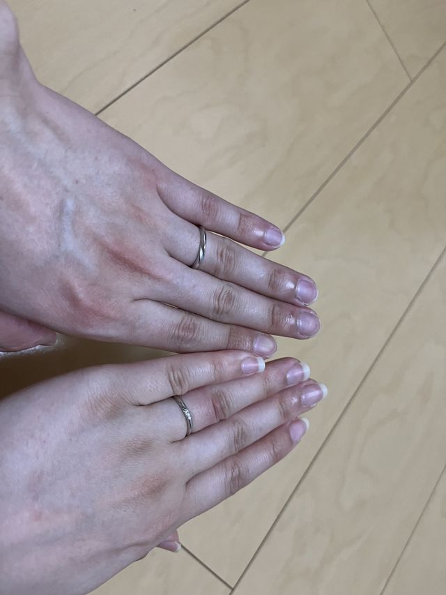 今日受け取りに行って記念に。少しだけデザインが違うのも良い。