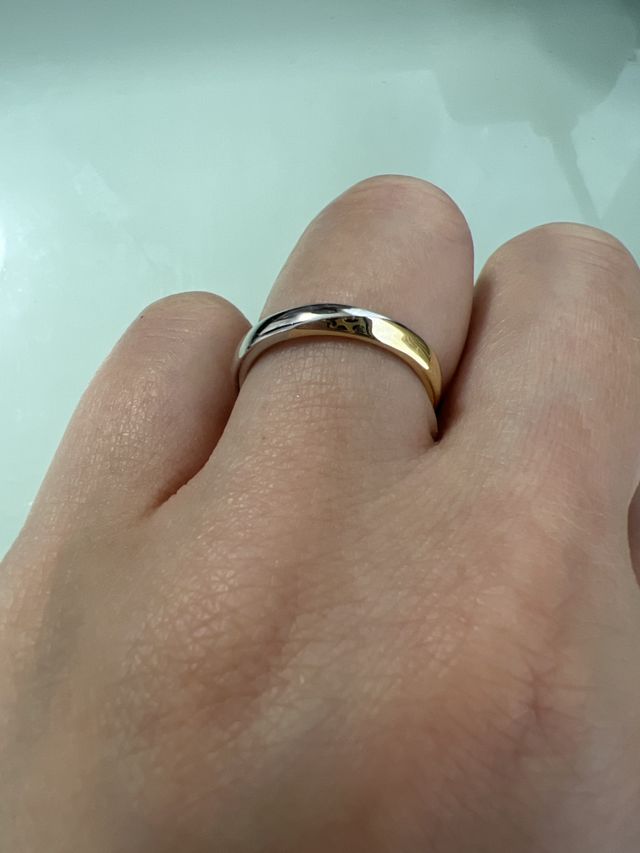 ゴールドとプラチナの組み合わせ