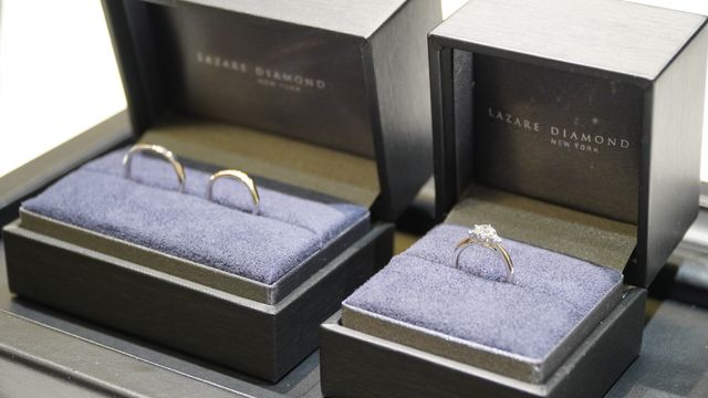 購入した婚約指輪と結婚指輪