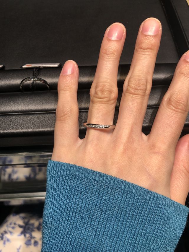 シンプルで可愛いリング