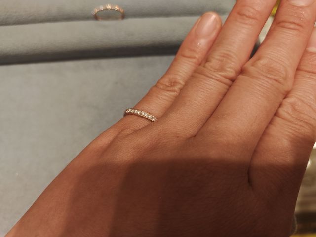 二番目にきにいったハーフエタニティリングです