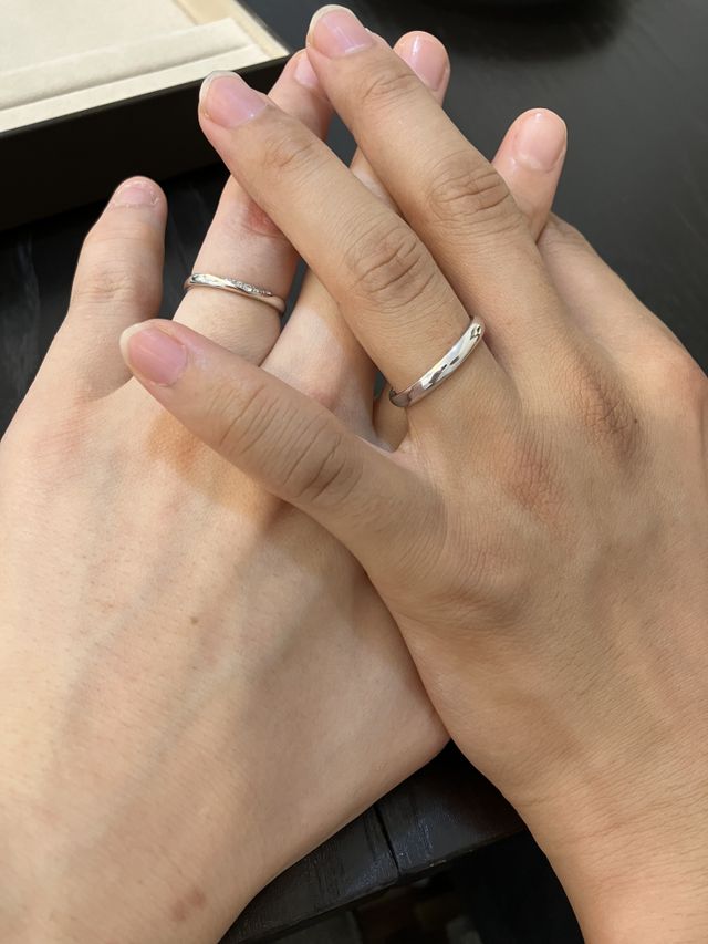 購入後お店で記念に撮った写真です。