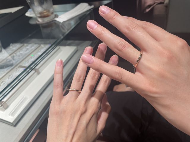 選んた指輪です