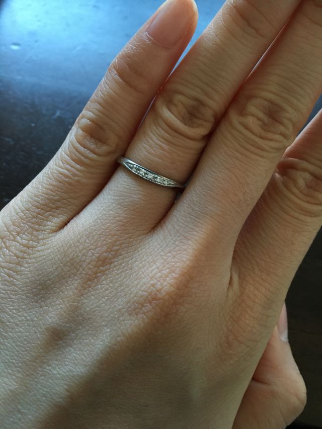 内側には名前の刻印もできます。