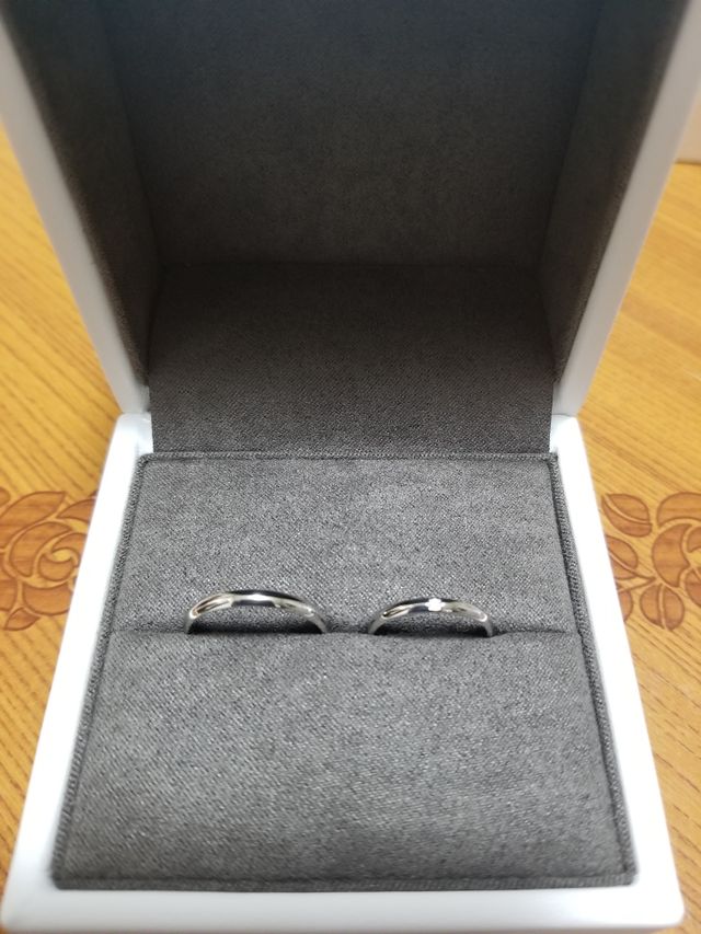 結婚指輪を購入しました。
