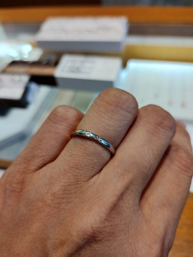 ほほえみという指輪です。