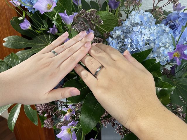 受け取り時にお店で撮った写真