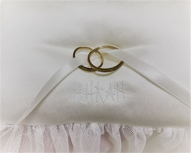 指輪の裏側に刻印もしていただきました。