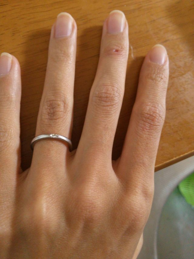 然り気無いワンストーン。